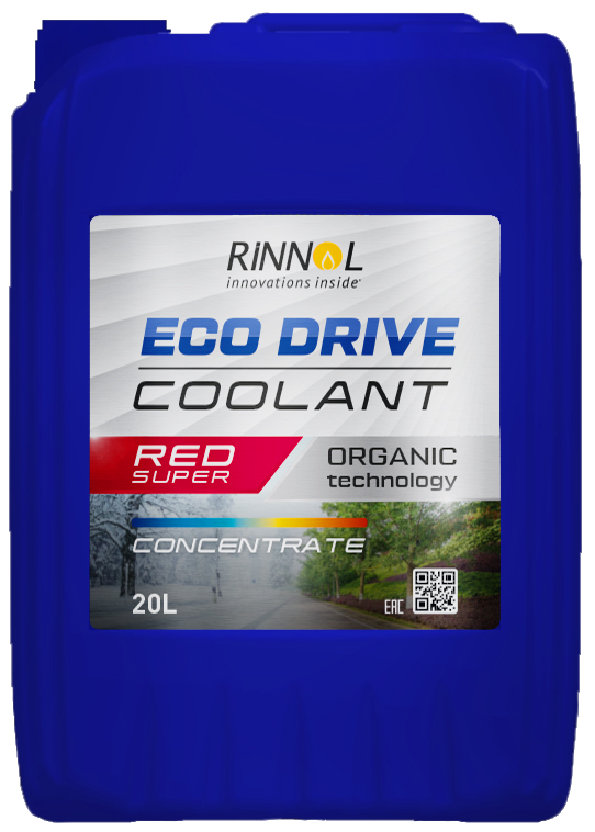 Cooling liquid RINNOL ECO DRIVE COOLANT RED SUPER (e 20L)
