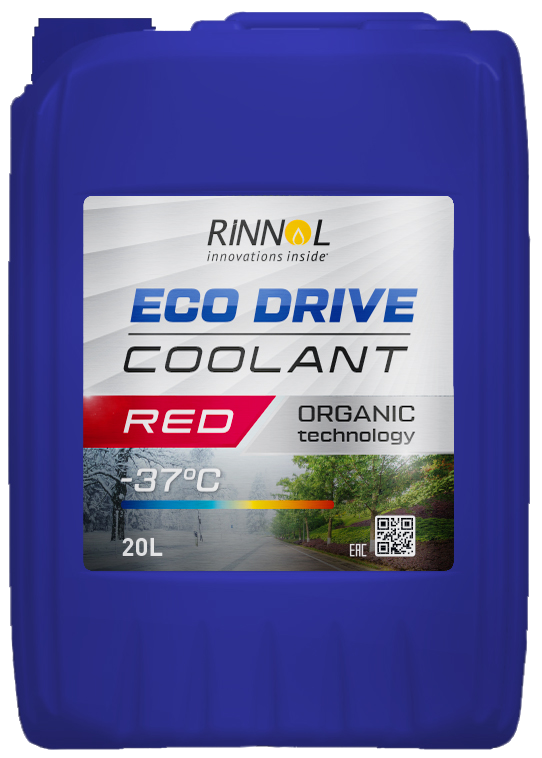 Cooling liquid RINNOL ECO DRIVE COOLANT RED (e20L)
