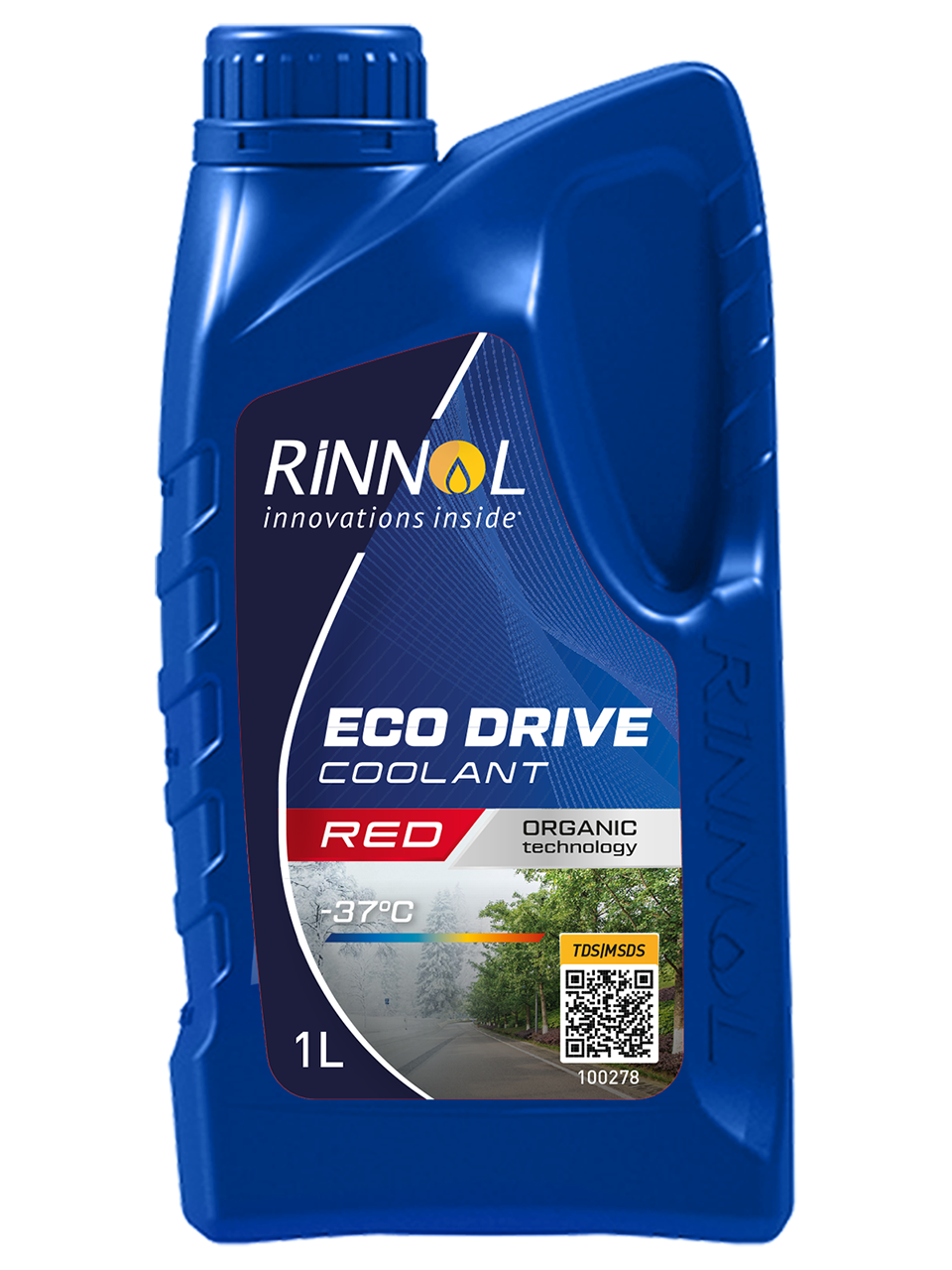 Cooling liquid RINNOL ECO DRIVE COOLANT RED (e1L)