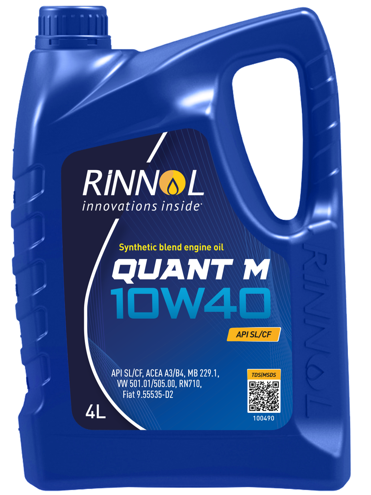 Motor oil p/synth. RINNOL QUANT M 10W-40 (e4L)