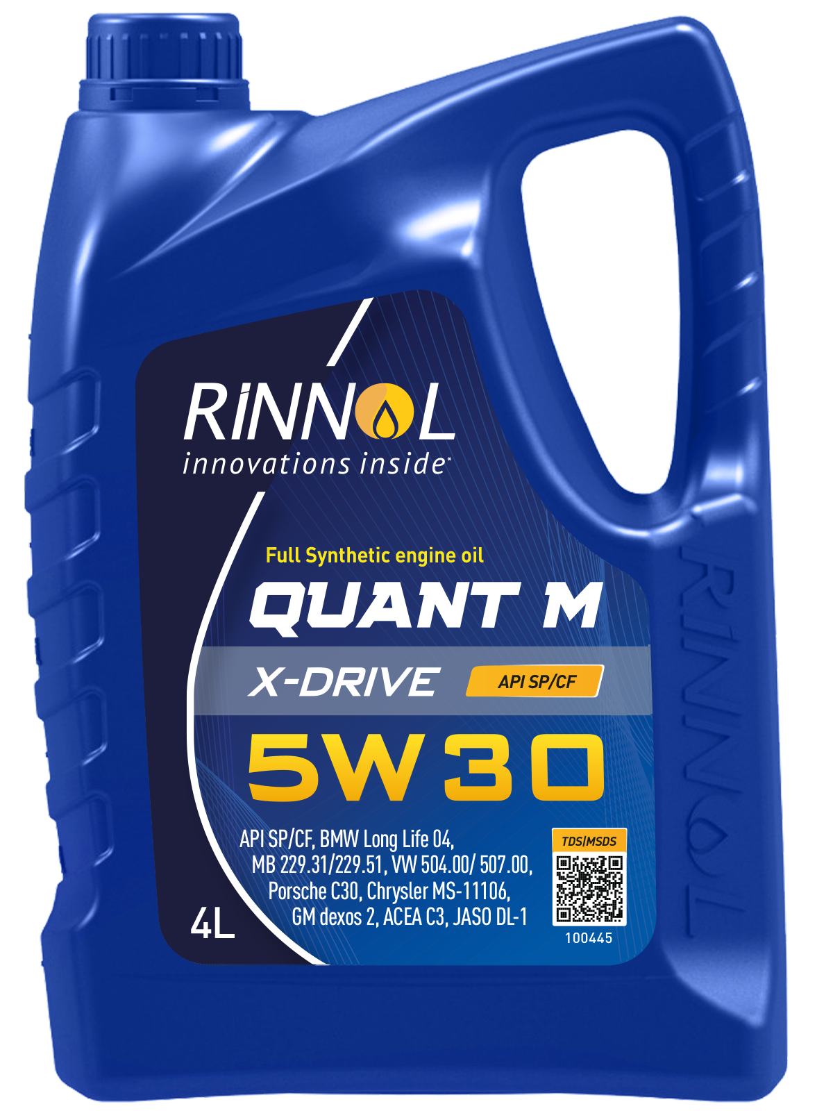 Motor oil synth. RINNOL QUANT М X-DRIVE 5W-30 (e4L)