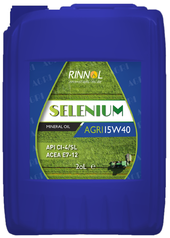 Oil for agricultural machinery miner. RINNOL SELENIUM AGRI 15W-40 (e20L)