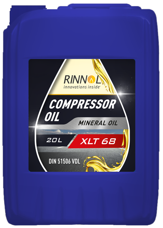 Compressor oil miner. RINNOL COMPRESSOR OIL XLT 68 (e20L)