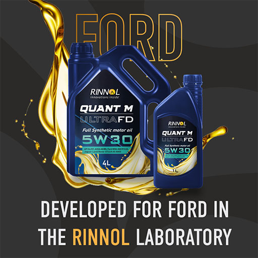 Rinnol puts on sale engine oil for Ford